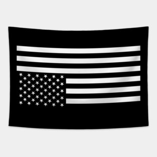 American Flag Upside Down Tapestry