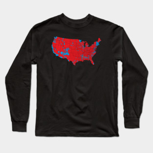 Election Map 2024 03 Long Sleeve T-Shirt