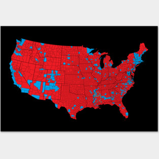 Election Map 2024 03 Posters and Art