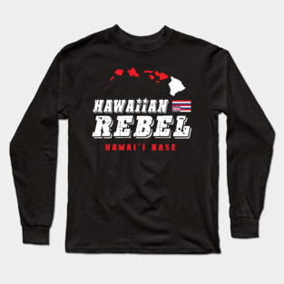 Hawaiian Rebel Big Island of Hawaii Base Long Sleeve T-Shirt