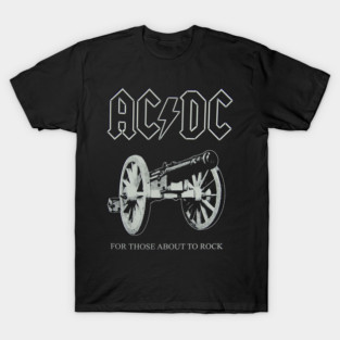 ACDC For Those About To Rock 80s T-Shirt