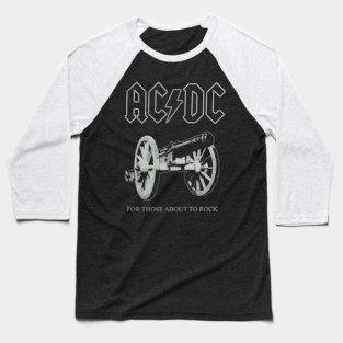 ACDC For Those About To Rock 80s Baseball T-Shirt