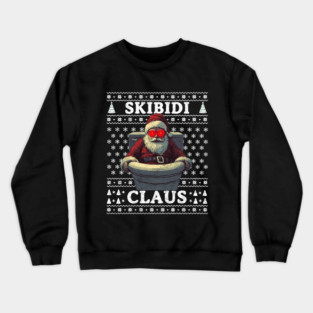 Skibidi Claus Crewneck Sweatshirt