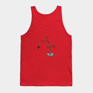 Charlie Brown Chrismas Tree Tank Top