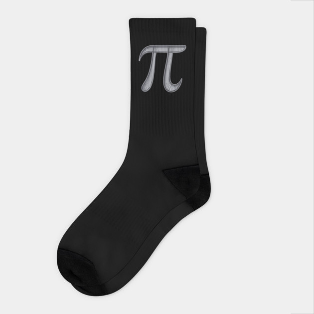 Pi Symbol Socks by Pixel Threads 