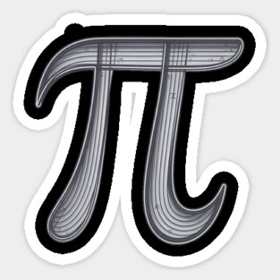 Pi Symbol Sticker