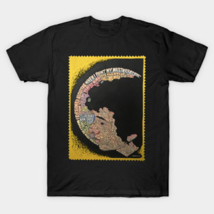 Bob Dylan Typographic Portrait T-Shirt