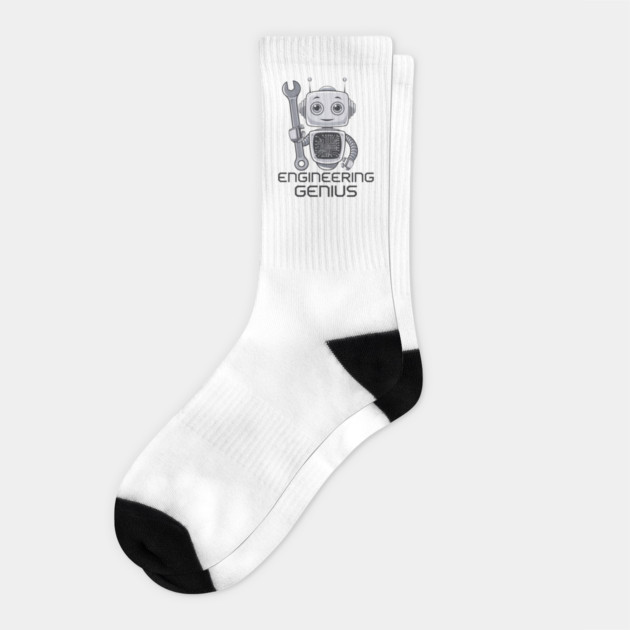 Engineering Genius Socks by Pixel Threads 