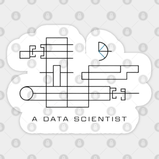 Data Scientist Sticker by Pixel Threads 