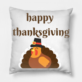 happy thanksgiving Pillow