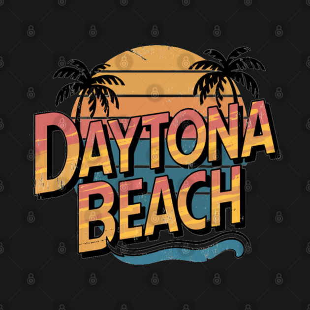 Daytona Beach Vintage, Florida Sunshine by Pixel Threads 