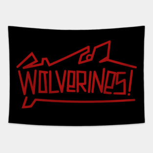 Wolverines - Red Dawn Tapestry