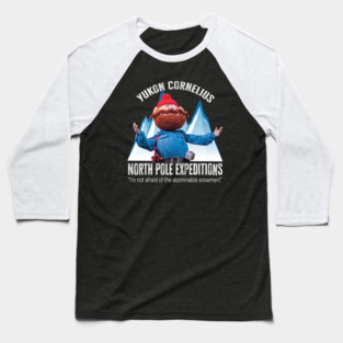 Yukon Cornelius north Pole Expeditions Baseball T-Shirt