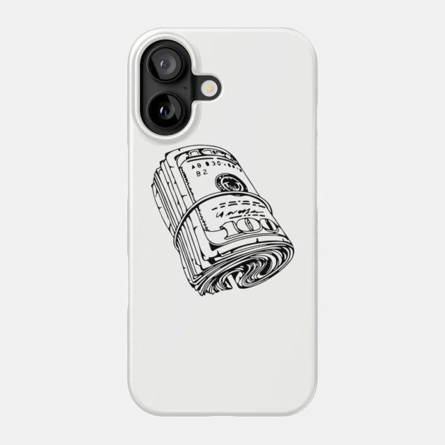 Bank Roll, $100 Money Roll Phone Case by UrbanLifeApparel