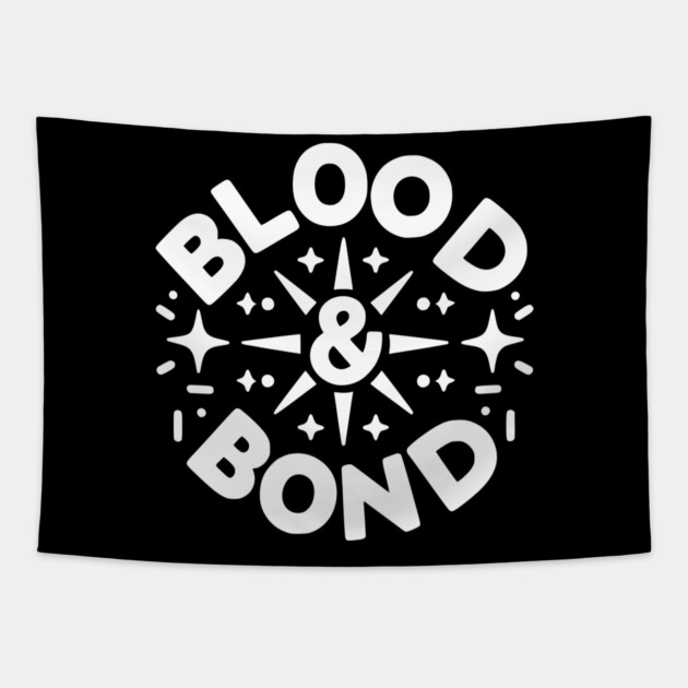 Blood and Bond Tapestry by Frank Ring