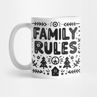 Family Rules Mug
