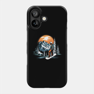 snowboarding Phone Case