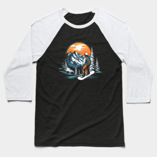 snowboarding Baseball T-Shirt