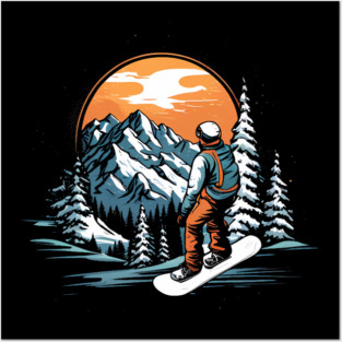 snowboarding Posters and Art