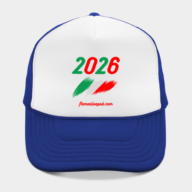 2026 Italian flag by Keep the Flame Alive