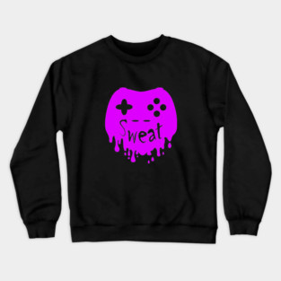 Sweaty Gamer - Pink Sweat Gamer Design Crewneck Sweatshirt