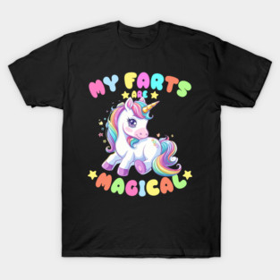 My Farts Are Magical Funny Unicorn Vintage T-Shirt