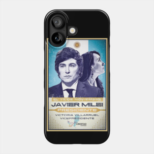 Javier Milei 2023 Presidential Campaign Poster Phone Case
