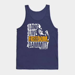 Javier Milei Long Live Freedom Dammit Splash Tank Top