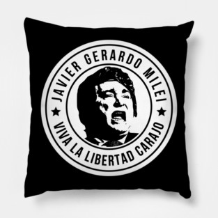 Javier Milei Viva La Libertad Carajo Seal Pillow