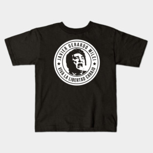 Javier Milei Viva La Libertad Carajo Seal Kids T-Shirt