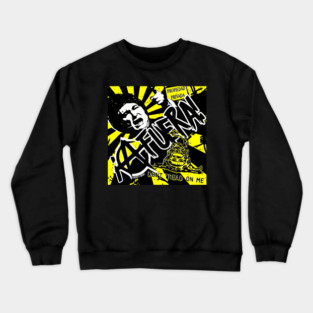 Javier Milei Don't Tread One Me Punk Rock Libertarian Crewneck Sweatshirt