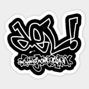 Del the Funky Homosapien Sticker