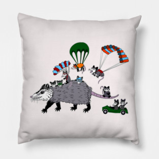 Possums Incoming Pillow