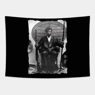 Huey Newton 1968 Tapestry