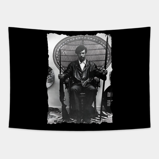 Huey Newton 1968 Tapestry by UrbanLifeApparel