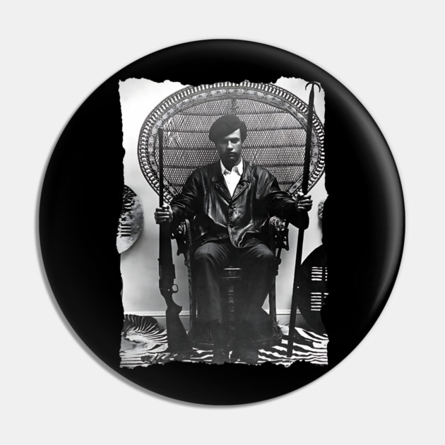 Huey Newton 1968 Pin by UrbanLifeApparel