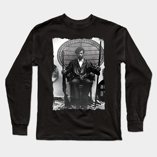 Huey Newton 1968 Long Sleeve T-Shirt by UrbanLifeApparel