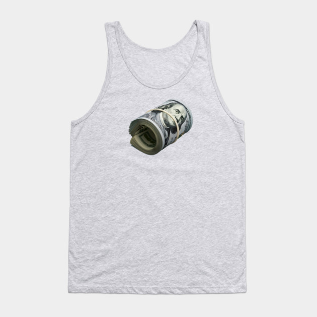Bank Roll, $100 Money Roll Tank Top by UrbanLifeApparel