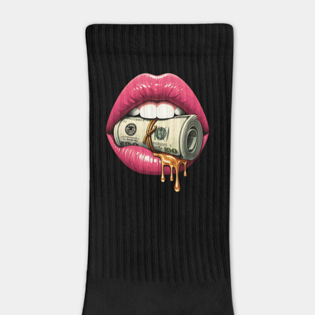 Pink Sexy Lips, Bank Roll, $100 Money Roll by UrbanLifeApparel