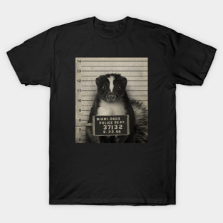 Mugshot Series 9 (Skunk) by Buck Tee T-Shirt