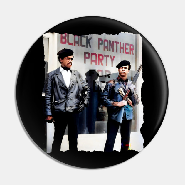 Bobby Seale and Huey Newton - Oakland California 1966 Black Panther Party Pin by UrbanLifeApparel