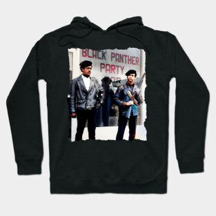 Bobby Seale and Huey Newton - Oakland California 1966 Black Panther Party Hoodie