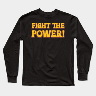 Fight The Power - Retro Long Sleeve T-Shirt