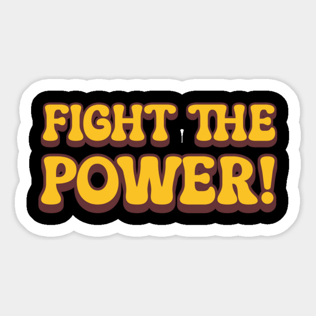 Fight The Power - Retro Magnet by UrbanLifeApparel