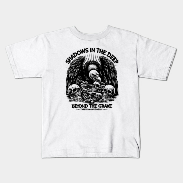 SHADOWS IN THE DEEP Kids T-Shirt by artslaves