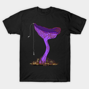 Bungee Jumping Amethyst Deceiver Mushroom T-Shirt