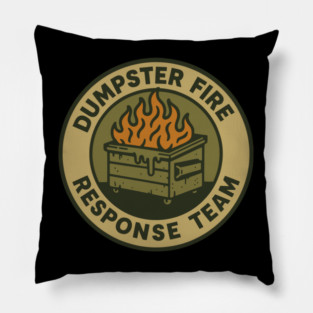 dumpster-fire-response-team Pillow
