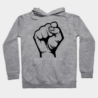 Protest Fist, Black Power Fist Hoodie