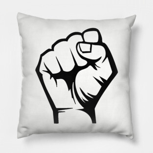 Protest Fist, Black Power Fist Pillow