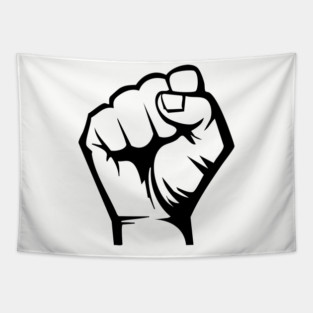 Protest Fist, Black Power Fist Tapestry